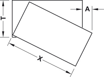 Sistem Häfele Roto Table, pentru blat de masă/lucru rotativ