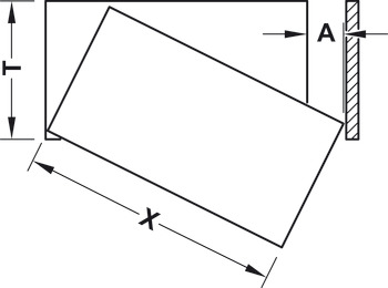 Sistem Häfele Roto Table, pentru blat de masă/lucru rotativ