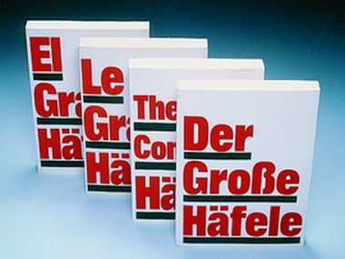 Primele ediţii ale Marelui Häfele în engleză, franceză şi spaniolă