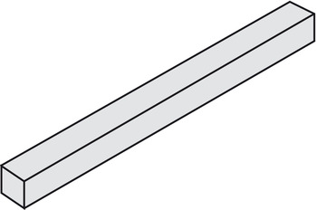 Ax pătrat,7 mm, pentru mânere de fereastră