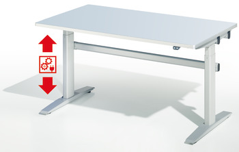 Suport pentru birou, Pentru 2 cadre, pentru adâncimea blatului de masă de 800 mm, pentru Idea Motion, Sisteme de picioare pentru mese A și C
