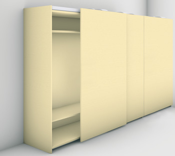 Sistem de uşi glisante, Finetta Flatfront L 70 FB T3, set cu dimensiuni fixe