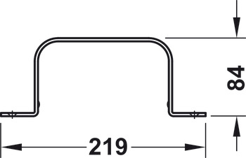 Element de prindere pentru tuburi, 125 sistem de tubulatură elastică pentru aerisire