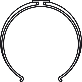 Element de prindere pentru tuburi, sistem de țevi rotunde
