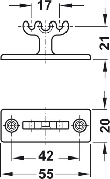 Suport colac de cablu, sistem de ghidaj cablu