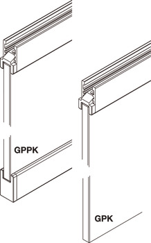 Sistem de uşi glisante, EKU Clipo 16 GPK/GPPK IF, set