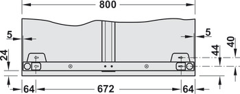Cadru lateral, Pentru Idea H-flatline, picioare pentru masă pătrate