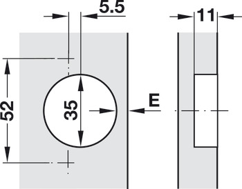 Balama aruncătoare, Duomatic 94°, pentru utilizare unghiulară la 45°, suprapunere