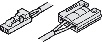 Cablu cu clip, pentru conectarea benzilor de lumină cu leduri la transformator