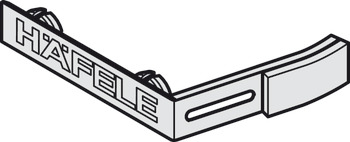 Set de perie de curățare a șinelor, Pentru curățarea șinei de rulare, cu logo Häfele
