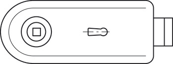 Încuietoare CB pentru uși din sticlă, GHR 102 și 103, Startec