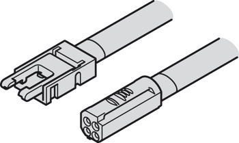 Cablu conectare bandă LED Loox5, MultiWhite, lățime 8 mm