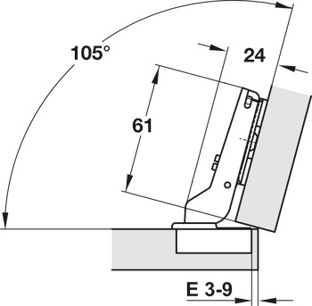 Balama aruncătoare, Duomatic 94°, Pentru utilizare unghiulară la 15°