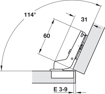 Balama aruncătoare, Duomatic 94°, Pentru utilizare unghiulară la 24°