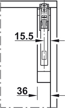 Mecanisme Free Flap 3.15 pentru ridicare ușă din lemn/PAL/MDF sau cu ramă din aluminiu