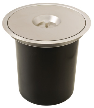 Coș de gunoi simplu, găleată din aluminiu, 5 litri