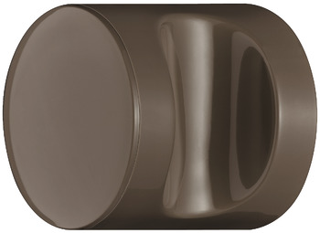 Buton pentru mobilier, Poliamidă, Ø 32 mm, cu mâner încastrat, cilindric