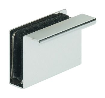 Contrapiesă cu mâner, Pentru închidere magnetică, ușă de sticlă, înălţime 23 mm