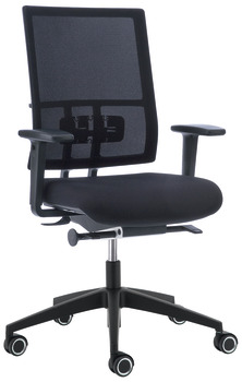 Scaun de birou, O4001, pernă pentru șezut: Husă din material textil, pernă pentru spate: Rețea