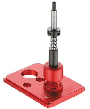 Șablon universal Red Jig, pentru găurire exactă conector de corpuri Minifix  12