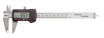 Șubler digital, cu afișaj LCD, măsurătoare pliabilă în 4 și citire de precizie 0,01 mm