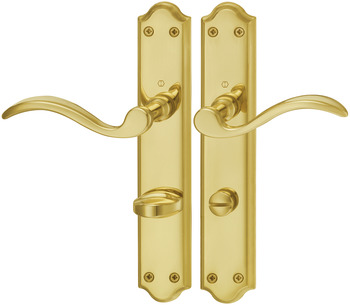 Set mânere de uşă, alamă, Hoppe, Almeria M166SN/2700