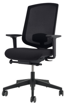 Scaun de birou, O4001, pernă pentru șezut: Husă din material textil, pernă pentru spate: Rețea