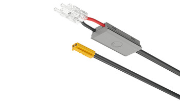 Întrerupător pentru banda LED Loox 5 cu touch și reglarea intensității luminii, , montaj în profil din aluminiu