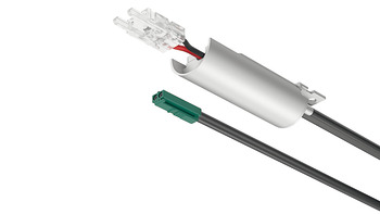 Senzor cu acționare la deschidere sertar sau ușă, alimentare bandă LED Loox5, compatibil pentru montaj in profil din aluminiu 2194