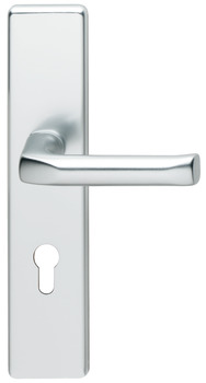 Set mânere de uşă, aluminiu, Hoppe, London 61/2222A/2210/113 ES1 (rezistență la efracție)