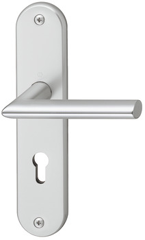 Set mânere de uşă, aluminiu, Hoppe, Stockholm 76G/3331/3410/1140 ES1 (rezistență la efracție)